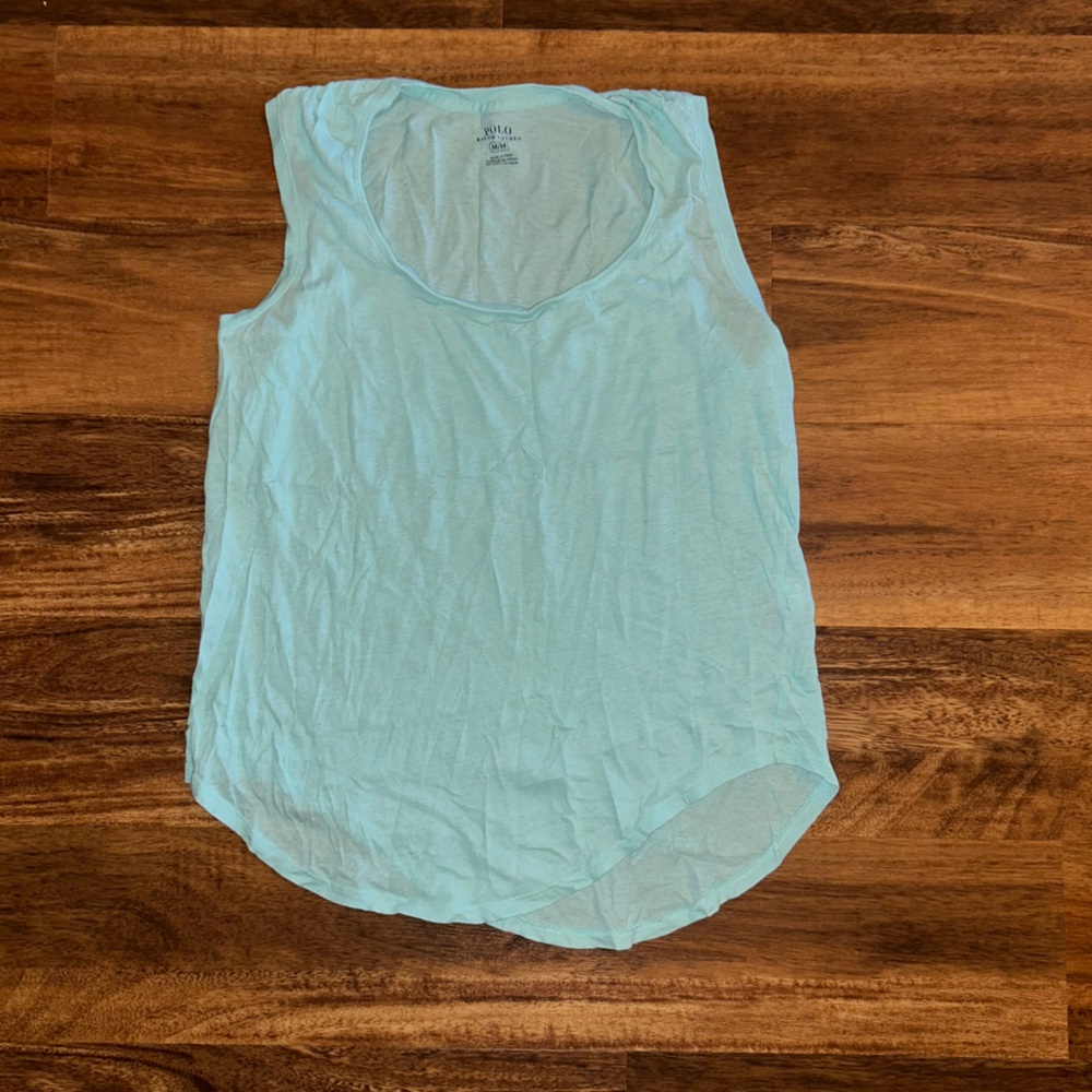 Polo by Ralph Lauren Light Blue Tank Top